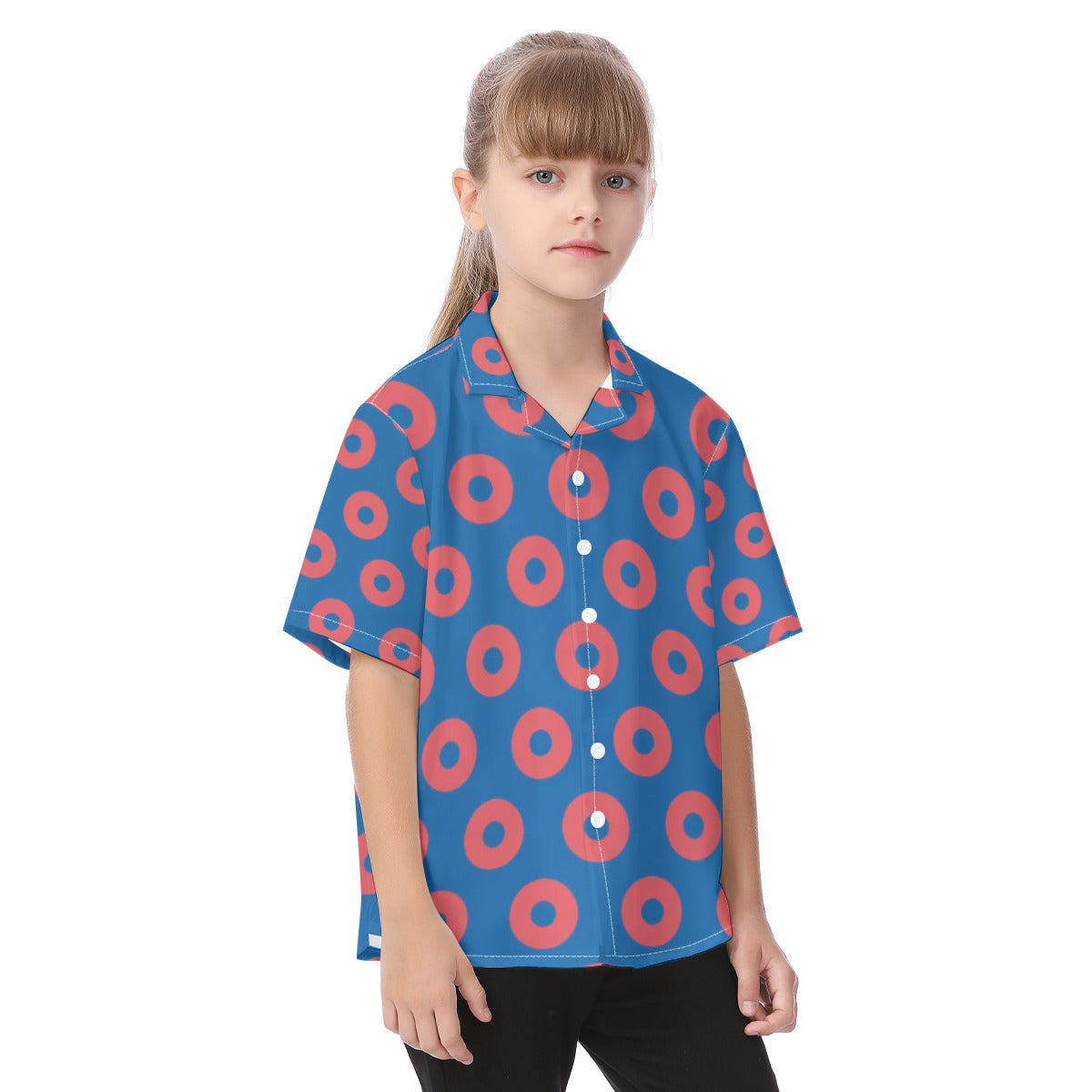 All-Over Print Kid's Hawaiian Vacation Shirt