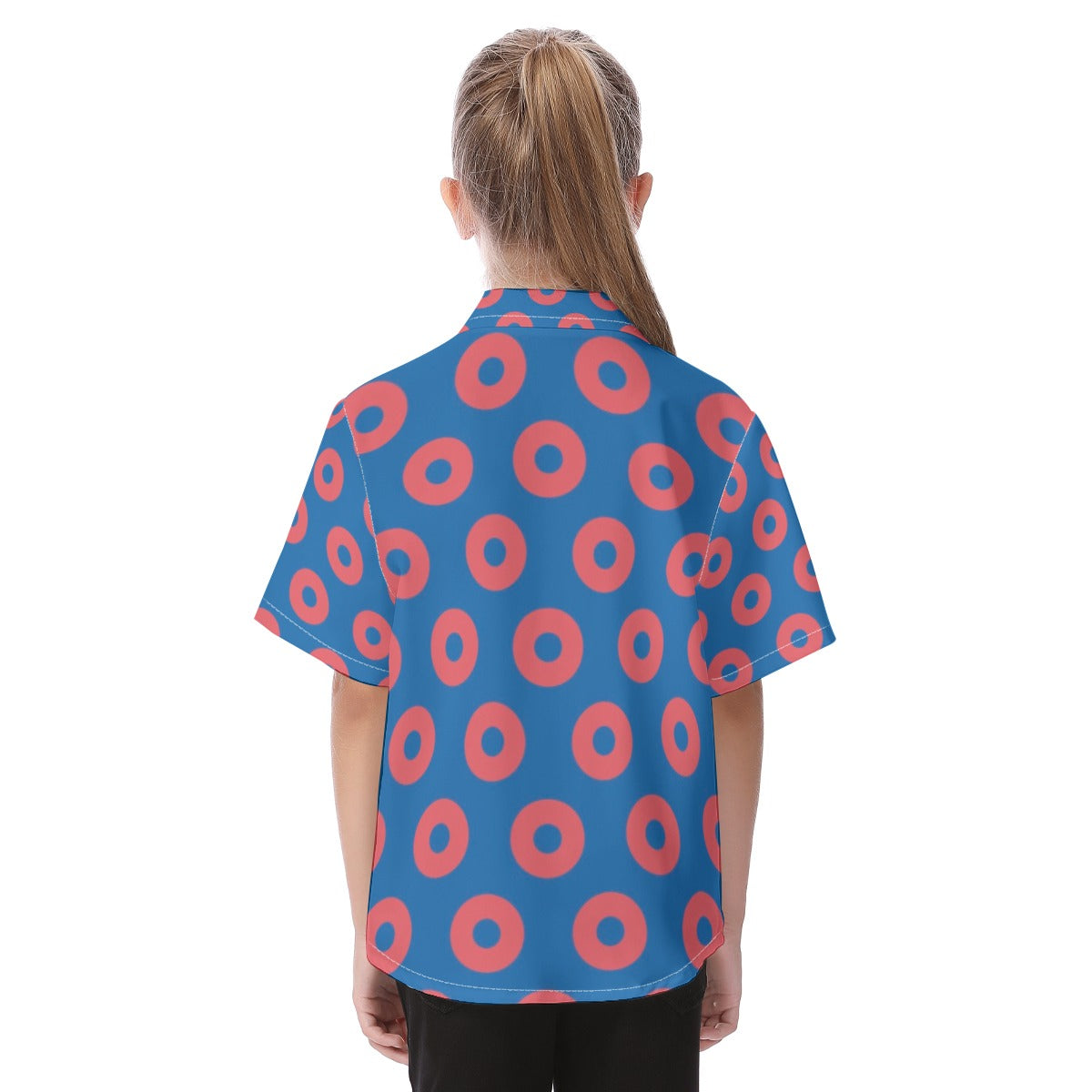 All-Over Print Kid's Hawaiian Vacation Shirt