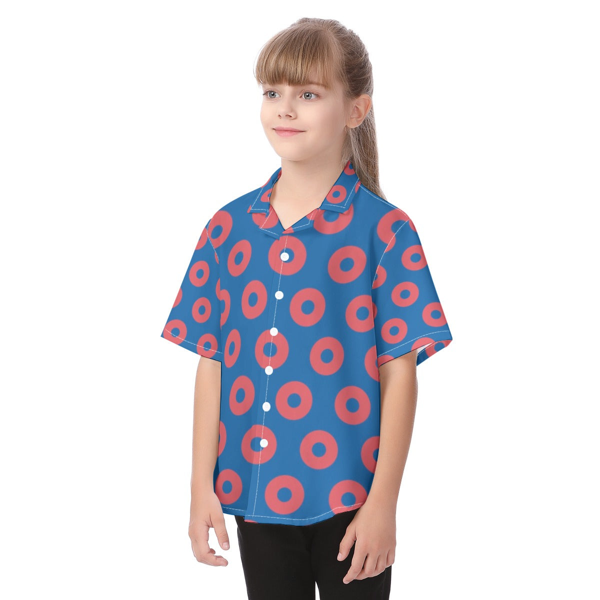 All-Over Print Kid's Hawaiian Vacation Shirt