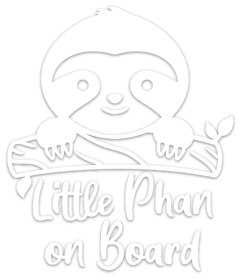 zLittle Phan on Board Decal Sticker