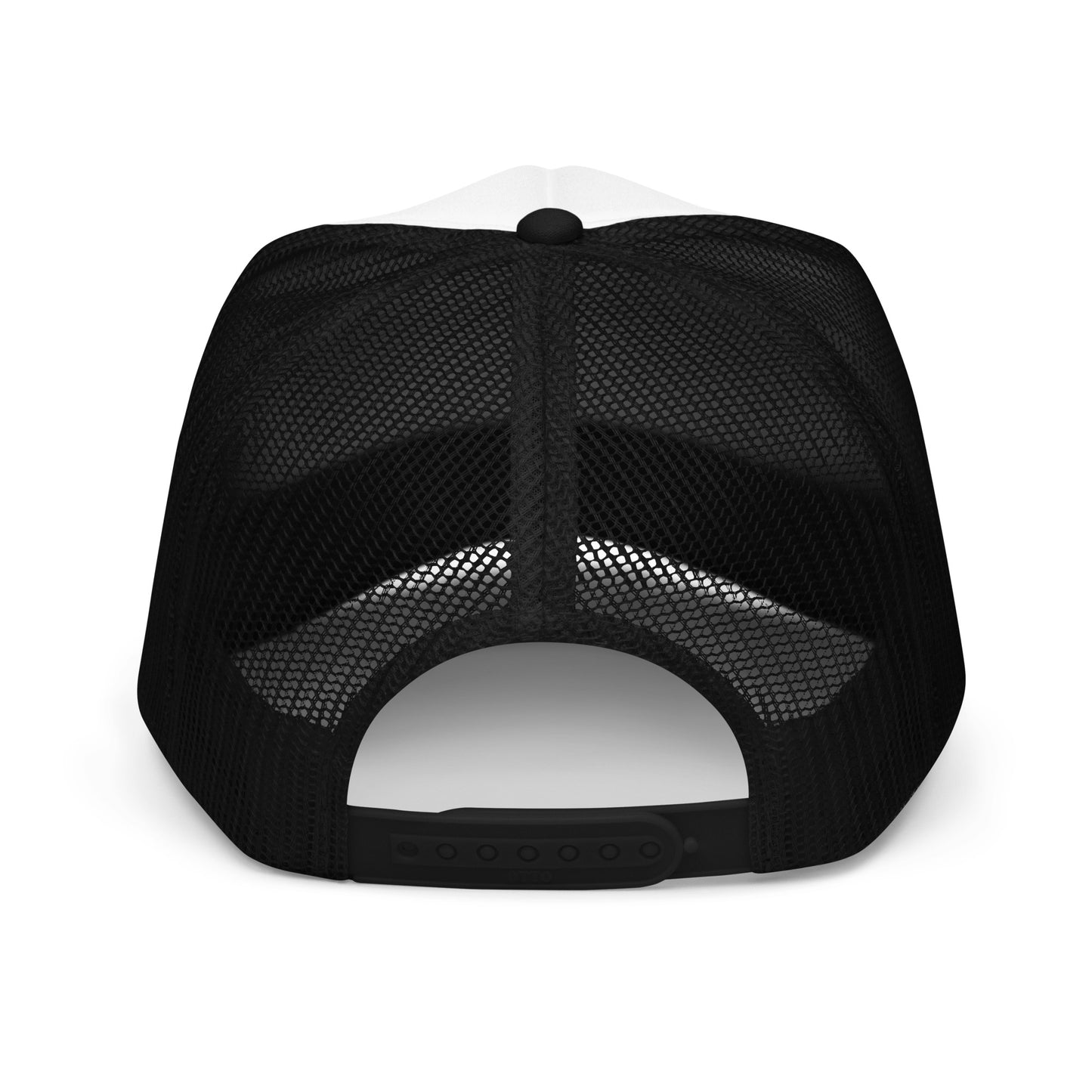 yTrucker Hat (Black): Purple/Yellow Logo